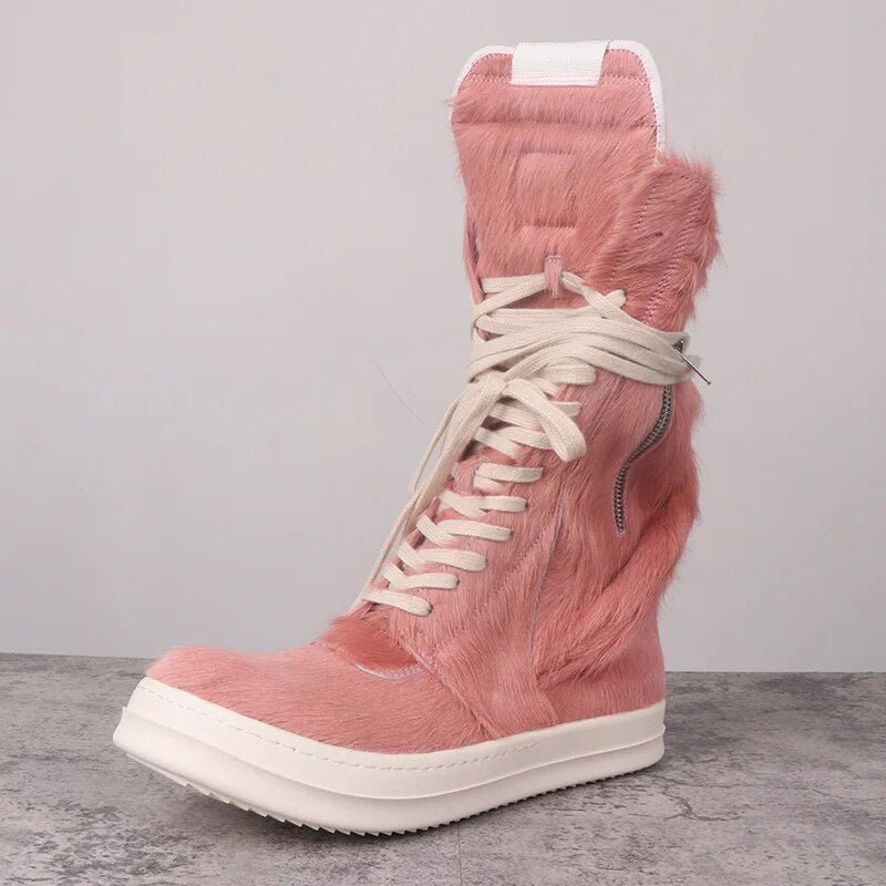 Y2K fur boots - Y2k station