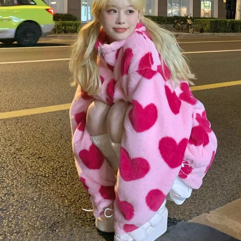 Y2K fur coat - Y2k station