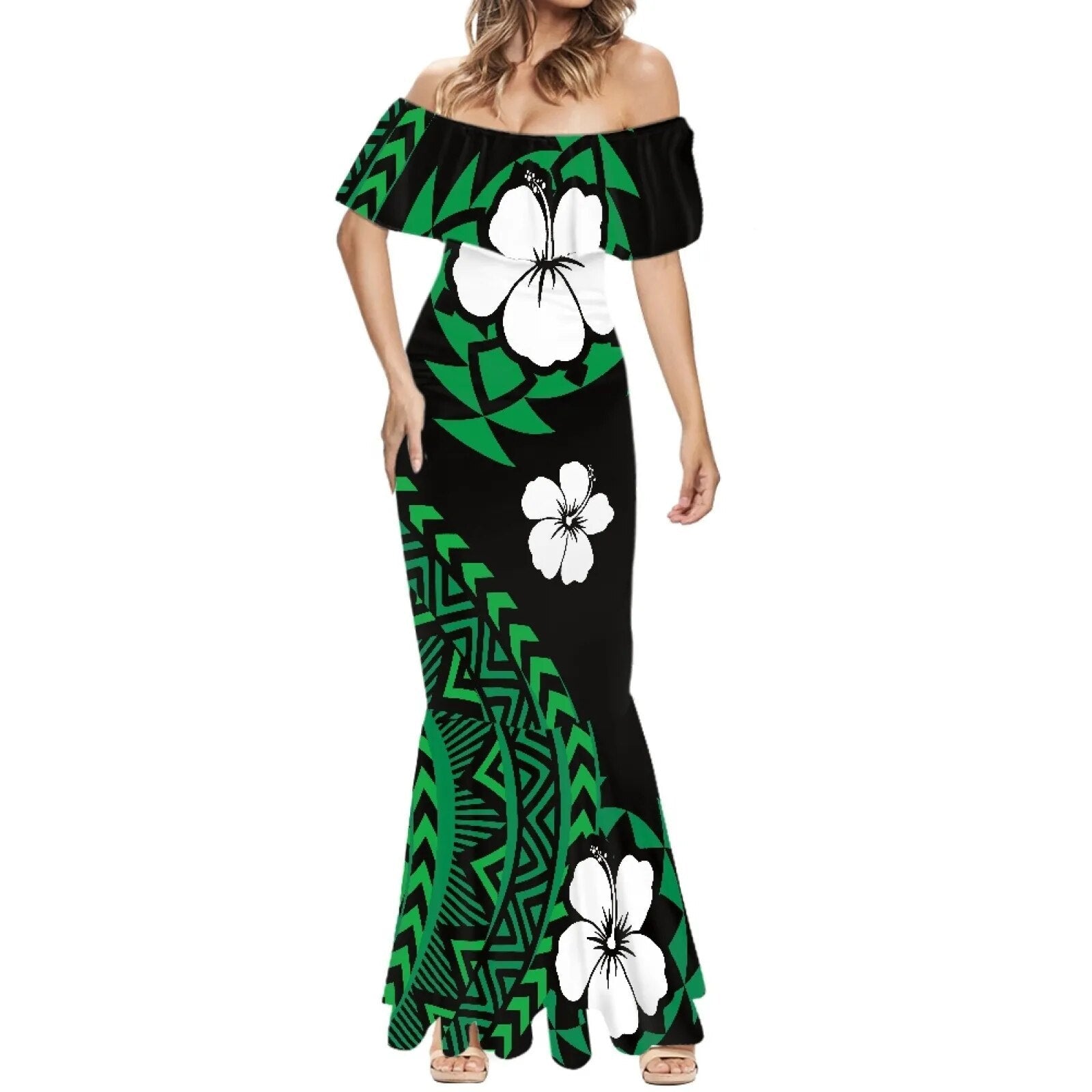 Y2K hawaiian dress