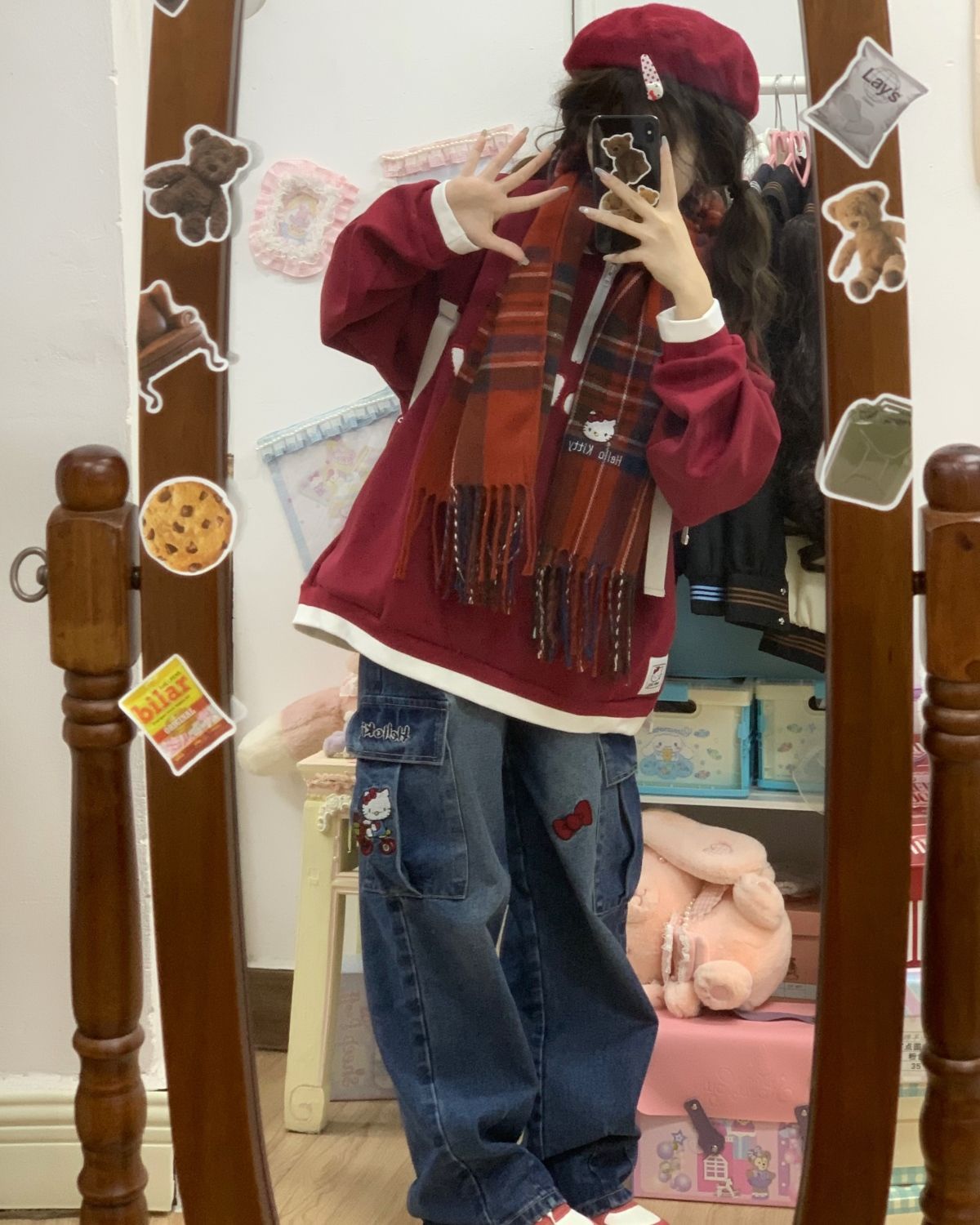 Y2K hello kitty jeans - Y2k station