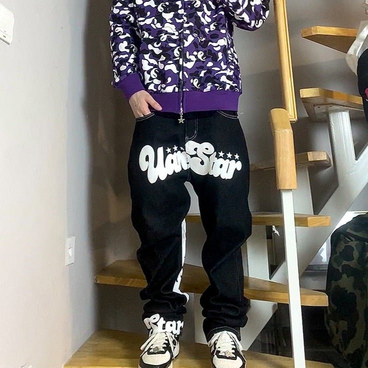 Y2K print jeans - Y2k station