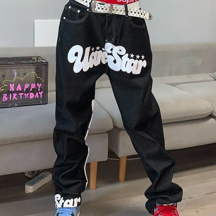 Y2K print jeans - Y2k station