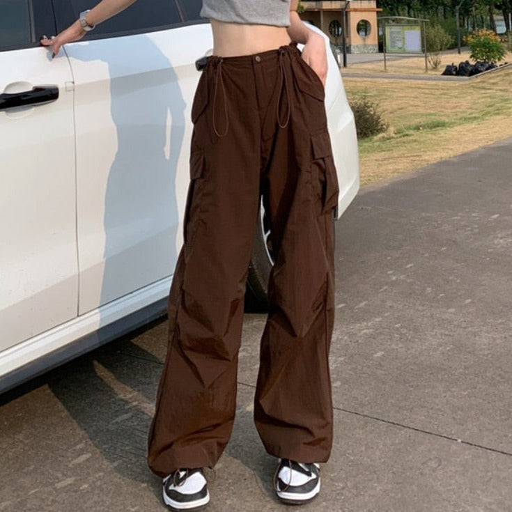 Brown cargo pants Y2K